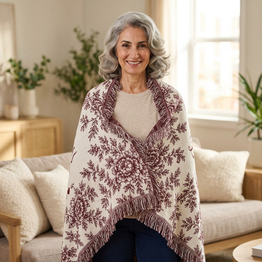 Dog Mom Plush Blanket β Velveteen Floral
